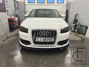 Audi a3 przednie lampy ciemny PPF